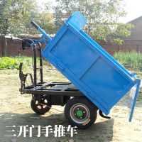 多功能平板电动手推车助力车工地仓储物流快递超市库房搬运小t车