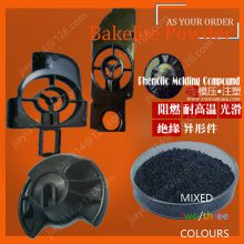 Phenolic moulding compound, inorganically/organically filled, graphite modified for Gas meter valves/grids
