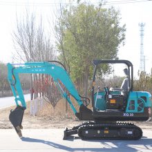 履带挖机 广西桂林开沟机 栽树用小挖机 小钢