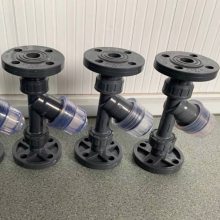 PVC法兰过滤器 塑料Y型过滤阀 PVC过滤器 透明法兰过滤器
