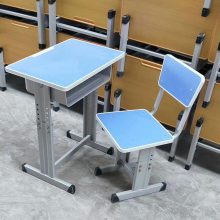 学生课桌椅带抽屉学校作业桌凳 补习班辅导班单双人学习桌椅