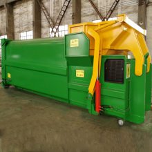 乡镇小型垃圾设施 移动式压缩垃圾中转站-德隆可制定