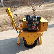 600小型振动压路机图片 手扶式压路机 柴油动力压路机