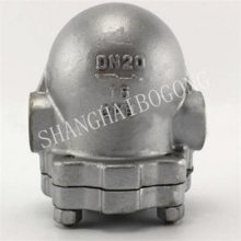 FT14H-16P 不锈钢杠杆浮球式丝扣蒸汽疏水阀 热交换器冷凝水疏水阀