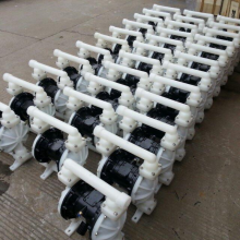 ***QBK 矿用气动泵使用方便 第三代隔膜泵QBY-15空压机专用