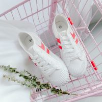 白鹿大人夏季新款女鏤空透氣網(wǎng)布女鞋拼色系帶低幫橡膠硫化網(wǎng)紅鞋