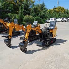 履带小型挖掘机 家用室内破碎小挖机 工程改造微型挖土机