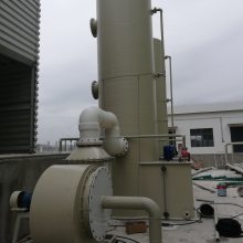 尾气处理装置 pp喷淋塔 水吸收塔 碱洗塔 不锈钢材质
