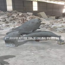 海洋生物雕塑 玻璃钢仿真鱼类雕塑造型 彩绘鱼雕塑树脂工艺品摆件