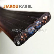 嘉柔供应 聚氨酯pur扁平电缆（带钢丝）