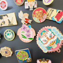 公司荣誉徽章珐琅胸针纪念章制作