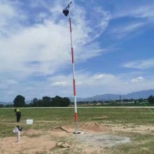 16米透波型避雷针 气象雷达站易折接闪器 10米风向袋玻璃纤维易碎杆