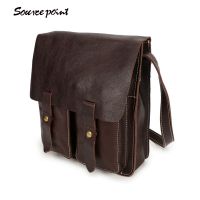 源點(diǎn)男士單肩斜挎包***男包復(fù)古郵差包男挎包頭層牛皮男士包包