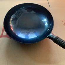 山东章丘人工锻造铁锅手工捶打铁锅正宗章丘铁锅
