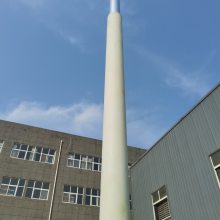 气象雷达站14米防侧击接闪器 13米机场天线易折杆 15米玻璃钢避雷针