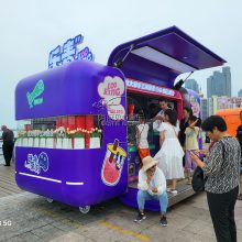 网红多功能餐车厂家小吃车咖啡甜品车冰淇淋车户外水吧车餐车