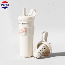 百事可乐BS-S-750-014 随行拎拎杯 提手保温杯 750ml保温保冷吸管杯