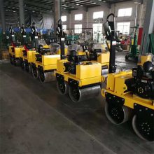 中拓 双轮振动式压路机 单钢轮压路机 小型驾驶式路面压实机