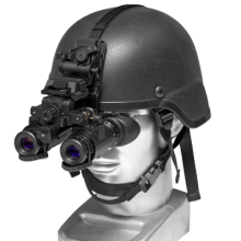 奥尔法2代+双目双筒头戴式微光夜视仪BS120 夜视镜 连接战术头盔/手持观察/夜间驾驶行路/看地图