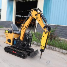 杰工小型挖掘机 08农用果园挖土机 小挖机