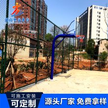 供应篮球场围栏网 浏阳篮球场围网安装报价 湖南长沙勾花护栏网 隔离网销售
