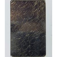 佛山厂家定制 316L不锈钢板 乱纹青古铜