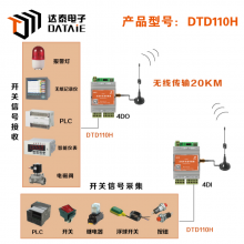 达泰 无线开关量发射器 DTD110H 点对点开关量无线传输器 无线电通讯模块