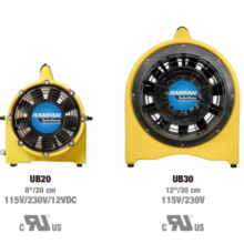 优兰特UB30电动正负压排烟风机 RAMFAN风筒适配器