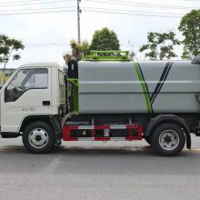4.5方福田小卡压缩式垃圾车 小型蓝牌垃圾清运车