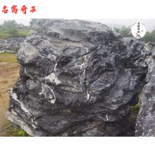 广东黑山石市场，黑山石一种风景石材，公园绿化造景美化石