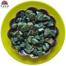 多肉花卉种植铺面石 磨圆沸石粒水处理绿沸石