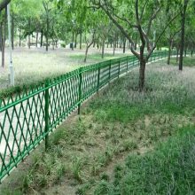 绿化带竹节栅栏 公园***仿竹围栏 不锈钢材质栅栏