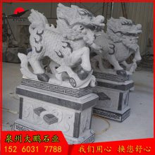 福建青石石雕麒麟公园动物石雕石雕麒麟厂家福建石雕大鹏石业出品