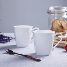 白色马克杯定制logo 陶瓷杯定做 咖啡杯茶水杯 家用便宜广告礼品杯子
