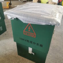 10KV户外 DFW型电缆分接箱（分支箱）带避雷器 欧式不锈钢 T型 安装尺寸图