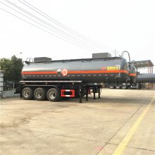 钢衬塑运输车 特运牌30T钢衬塑含铜废物罐式半挂车