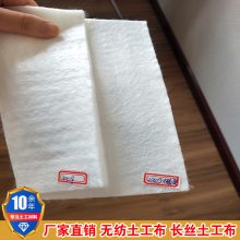 长丝聚酯土工布 300g 长丝无纺针刺土工布 非织造无纺布