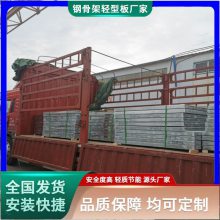 超市二层 膨石楼板 10公分厚 钢骨架轻型板生产安装 宏晟