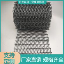 螺旋金属装饰网帘 工程不锈钢垂幕帘 隔断帘挂帘编织铝网钢网