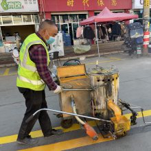 昆明市嵩明县道路划线，画线，小区划线，车位划线