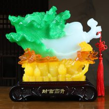 仿玉白菜 庆祝亲戚朋友升职 赠家居乔迁客厅办公室装饰品摆件