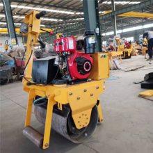 小区域回填手扶单轮压路机 压实机 小型压路机型号大全