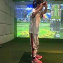 校园室内高尔夫练习场青少年儿童高尔夫练习器MagicGolf3D全景球场