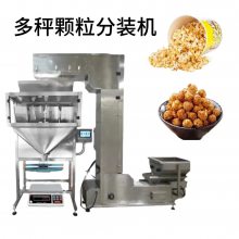现货四头秤棉花糖颗粒称重机 燕麦片 塑料颗粒自动定量分装机质保