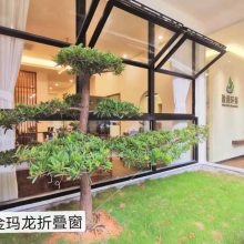 餐廳上折疊窗 面包店茶飲店店外賣(mài)鋁合金上翻窗 佛山工廠定做