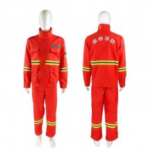 火场救灾灭火防护服反光透气森林防火服微型消防站芳纶阻燃扑火服