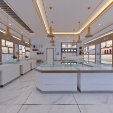 北京门头沟精品眼镜店展柜设计装修