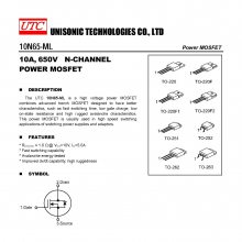 ̨˳ 10N65L-ML 10A650V NMOSFET UTCӦ