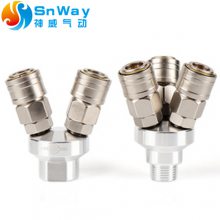 神威品牌气动式铝合金调节阀 支持定制全新包装