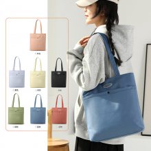 2023新款日系简约女士单肩包大容量森系少女背包通勤简约休闲包